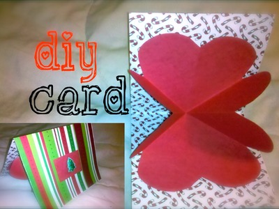 DIY: Boyfriend Heart. Love Card: 12 Days of Crafting