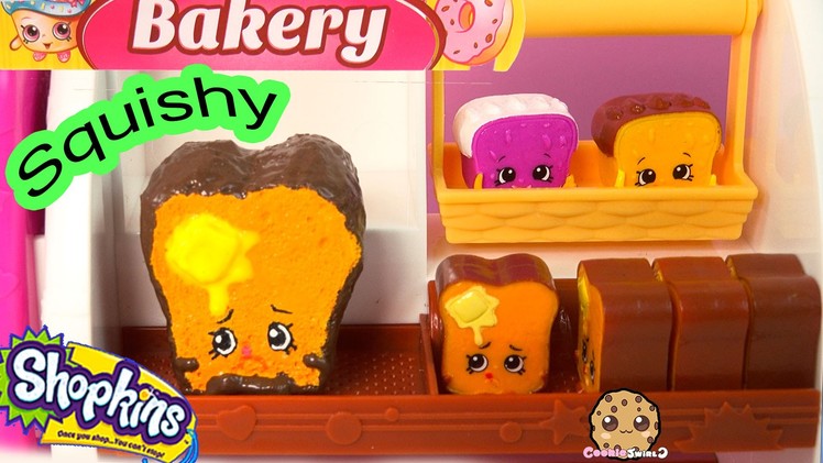 DIY Shopkins Season 3 Toastie Bread SQUISHY TOY Craft Make & Do It Your Self How To Video