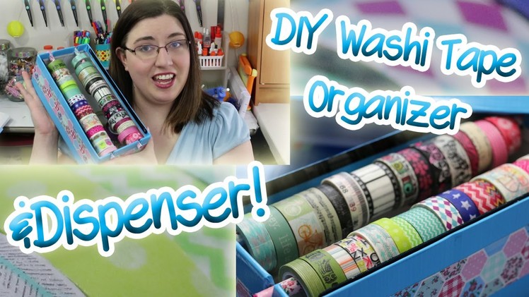DIY Washi Tape Dispenser and Organizer! Two Methods!