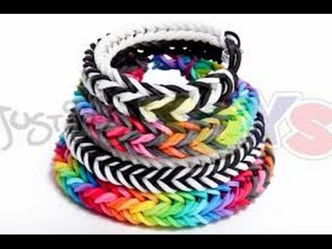 How to make a dragon fishtail rubber band bracelet
