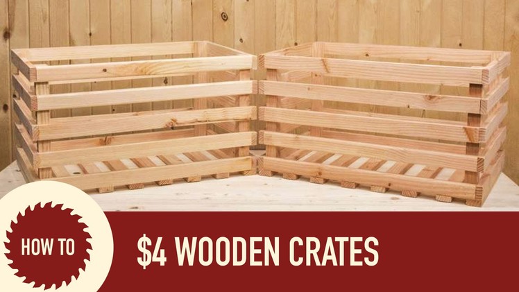 How to Make a Wood Crate from a 2x6