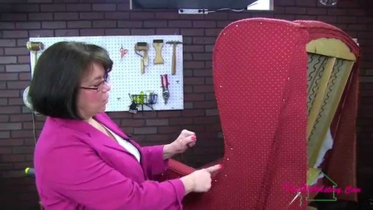 Learn To Upholster This Wingback Settee