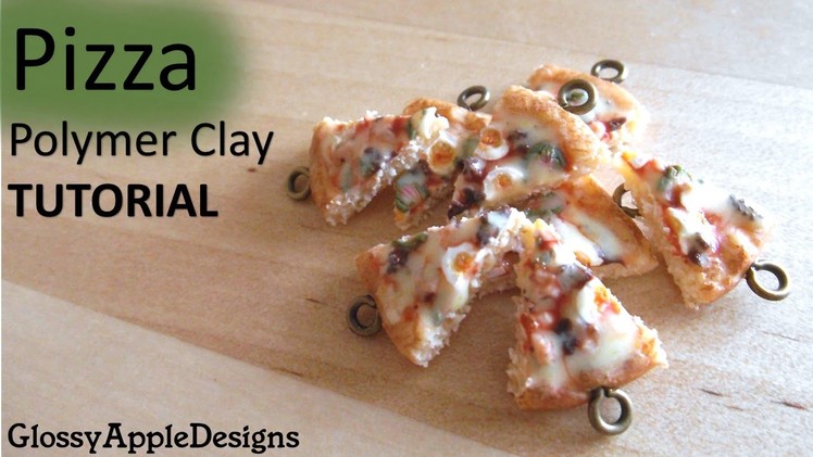 Miniature Pizza Charms - Polymer Clay TUTORIAL