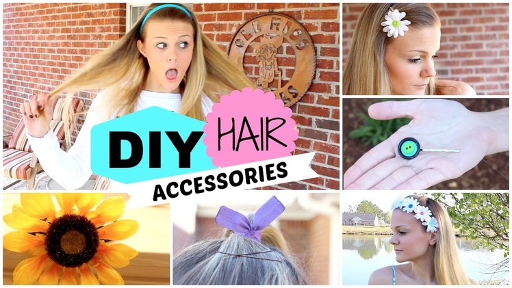 Quick and Easy DIY Hair Accessories! ✂︎