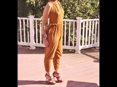 See and Sew: DIY Jumpsuit