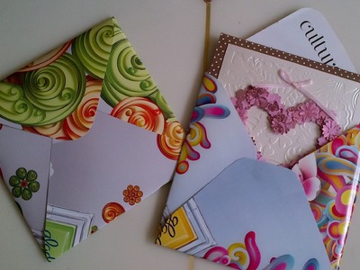 Thriftycrafts:  How to make recycled envelopes
