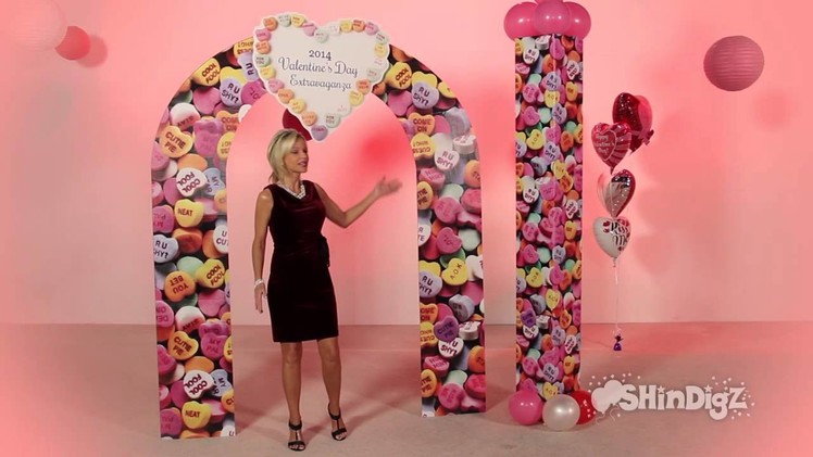 Valentine's Day Party - Personalized Heart Arch - Candy Wedding - Shindigz Party Decorations
