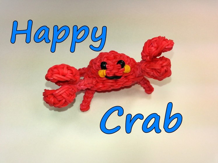 3-D Happy Crab Tutorial by feelinspiffy (Rainbow Loom)