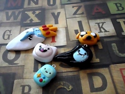 ADVENTURE TIME POLYMER CHARMS