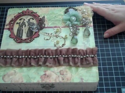 Altered Cigar Box & A storage idea for 6x6 paper packs