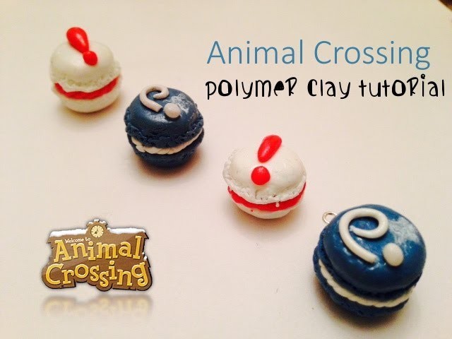 Animal Crossing Inspired Macarons: Pitfall Seed and Fossil (Polymer Clay Tutorial)