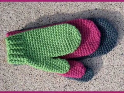 Baby crochet gloves
