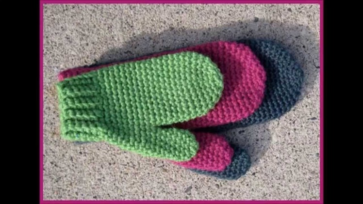 Baby crochet gloves