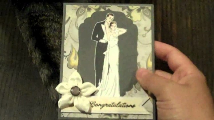 Congratulations.Wedding card