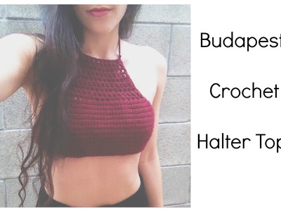 DIY Crochet Top: Budapest Halter Top