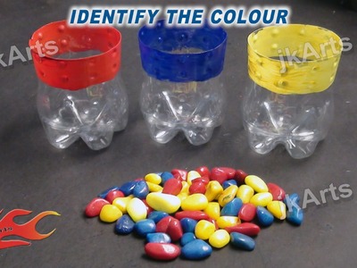 DIY Identify the color Game -  Learning Game for Kids - JK Easy Craft 005
