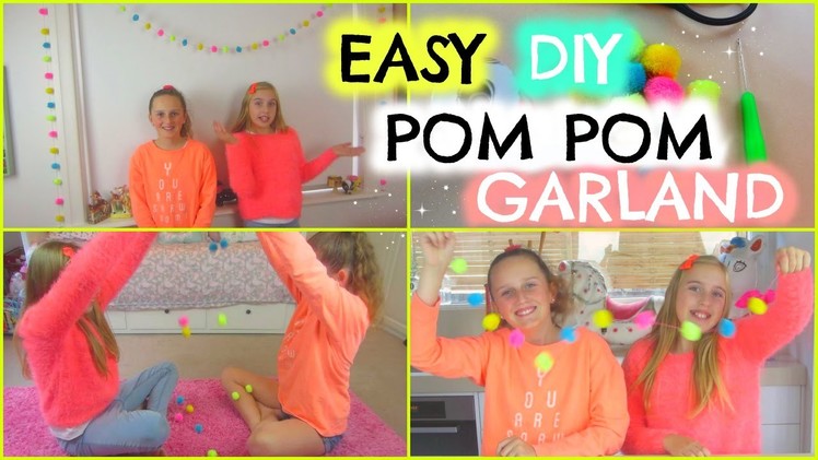 DIY Pom Pom Garland! Easy and Fun To Make