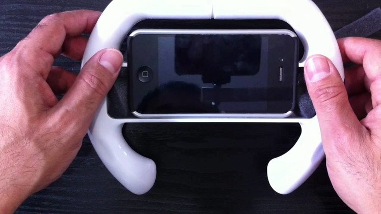 DIY Wii MARIO Wheel iPhone 4 Video Owle Stabilizer - Inc Sample Test Footage