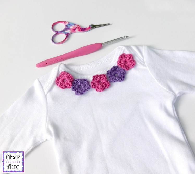 Episode 208: How To Crochet the Sweet Floral Infant Shirt