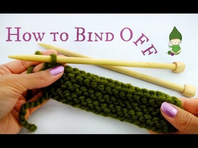 How to Beginner Bind Off Knitting