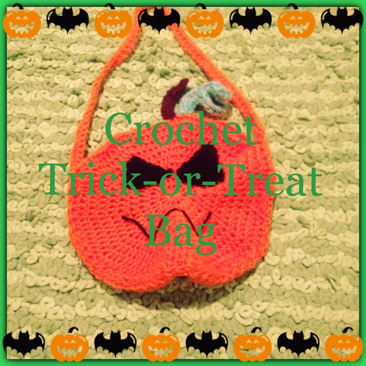 How to Crochet a Trick-or-Treat bag