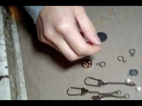 How to make Tim Holtz Swivel Clasp Charms Part 1