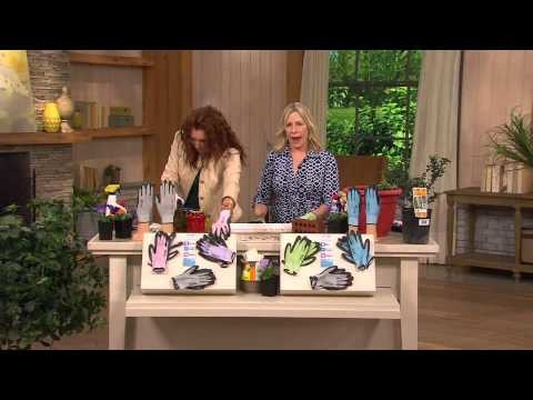 Infinity 3 Pair Garden Gloves by Maxfit with Albany Irvin