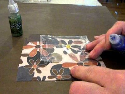 Making your own Embellishments (Stickles)