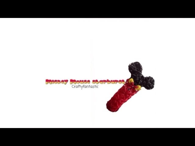 Rainbow loom Mickey Mouse Starburst bracelet