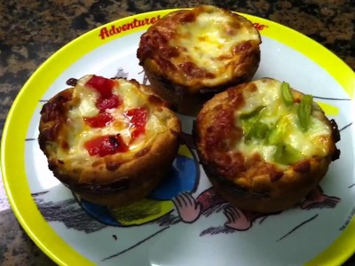 Toddler Meal Idea: Mini Pizza Cupcakes