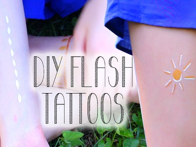 Diy Flash Tattoos - How to Fake Metallic Tattoos