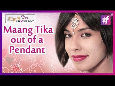 DIY: How To Make A Maang Tika Out Of A Pendant