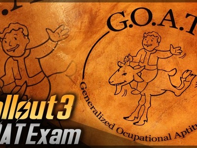 G.O.A.T. Exam. Fallout 3. Props Travel Kit Tutorial