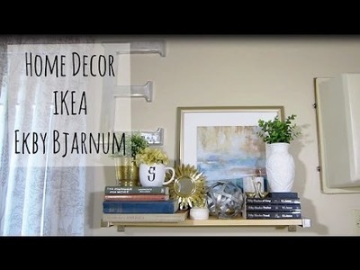 Home Decor | IKEA Ekby Bjarnum Shelf