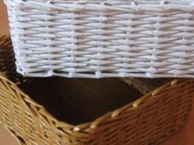 How To Construct a Lovely Newspaper Basket - DIY Home Tutorial - Guidecentral