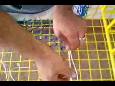 How to install no hoop side heads in a lobster trap