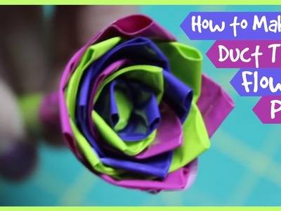How To Make A Duct Tape Flower Pen