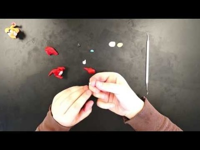 How to make Charmeleon out of polymer clay