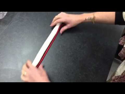 How to make sugar craft candy canes using sugar paste. fon
