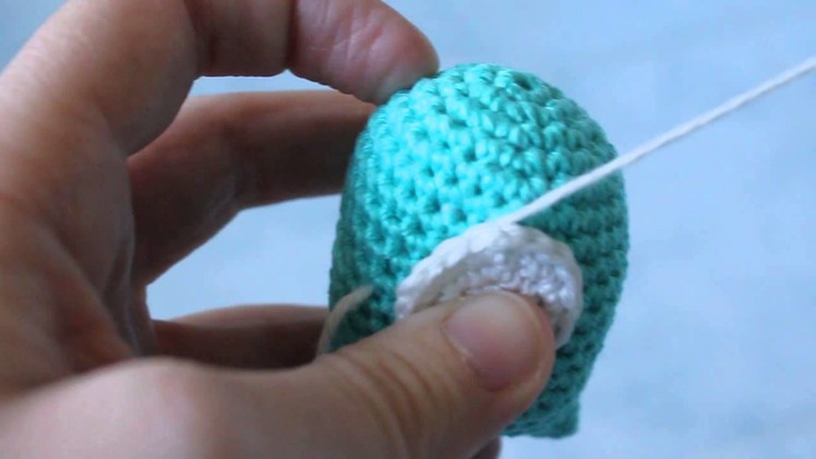 How to sew amigurumi parts together without pins