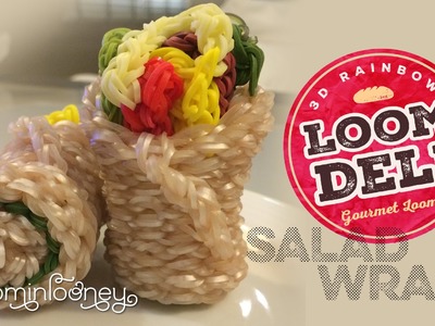 Loom Salad Wraps: 3D Rainbow Loom Deli Series
