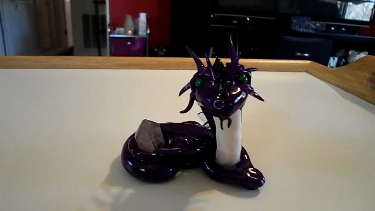 My First Dragon Made From Polymer Clay