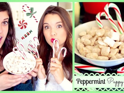 Peppermint Puppy Chow Recipe ❄ #DIYDecember Day 16
