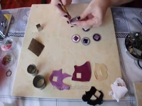 PolyPediaOnline Free Tutorial How To - Polymer Clay DiscChic Jewelry by Iris Mishly