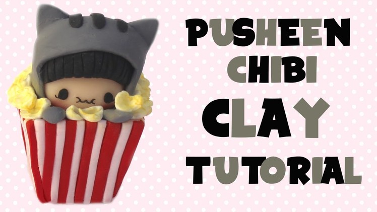 Pusheen Eating Popcorn Chibi Tutorial - FB Sticker Collab