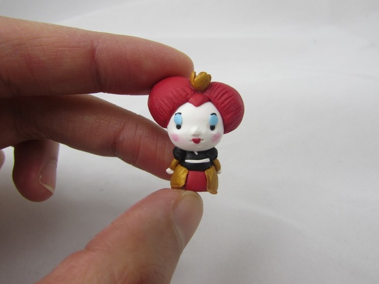 Queen of Hearts Chibi Polymer Clay Tutorial