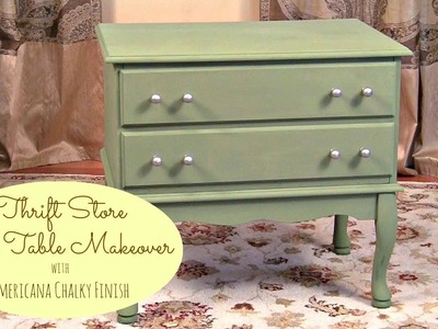 Upcycle a Side Table with Chalky Finish paint with Mark Montano