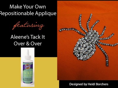 Aleene's Make Your Own Repositionable Rhinestone Applique by EcoHeidi Borchers