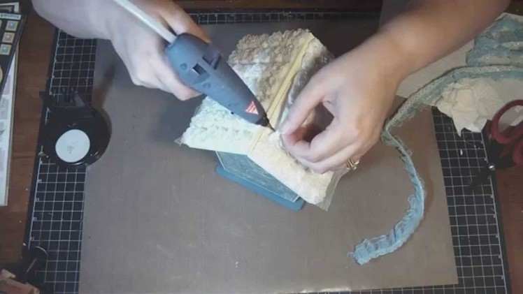 Altered Bird House by Kaiser Craft- Part 3