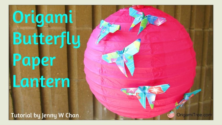 Back to School Crafts - Origami Butterfly - Paper Lantern DIY Room Decor - Dorm, Parties Decoration